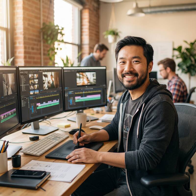 国产视频后期总监